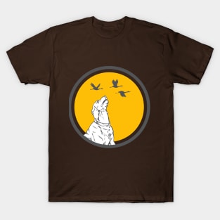 DOG LOOKING UP T-Shirt